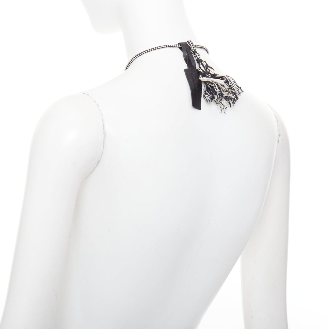 SAINT LAURENT Hedi Slimane 2015 Runway Psych Rock Bohemian Stone necklace