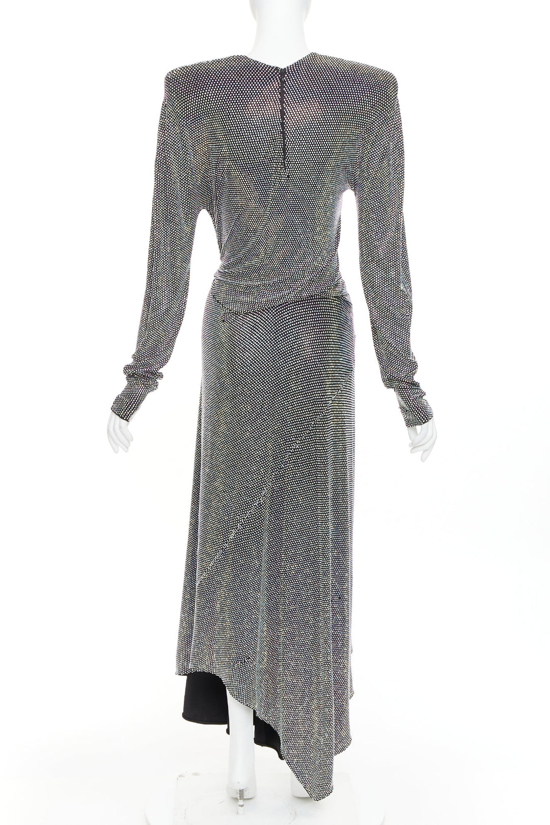 ALEXANDRE VAUTHIER COUTURE SS2021 Runway aurore boreale crystal strass dress