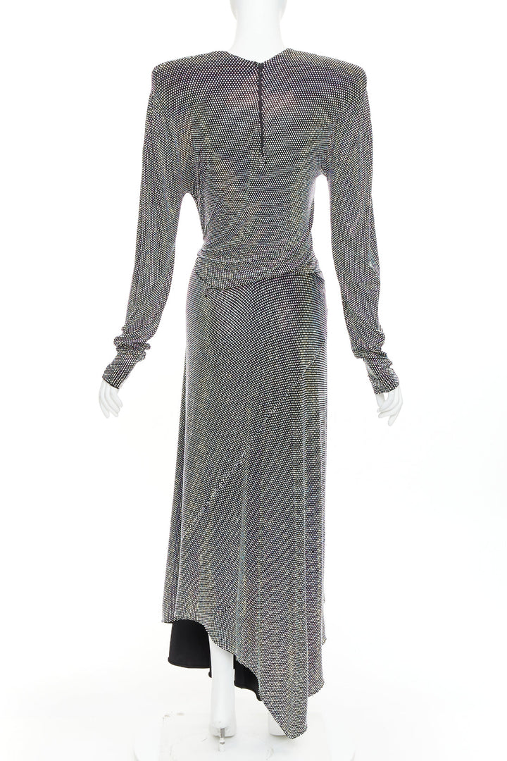 ALEXANDRE VAUTHIER COUTURE SS2021 Runway aurore boreale crystal strass dress