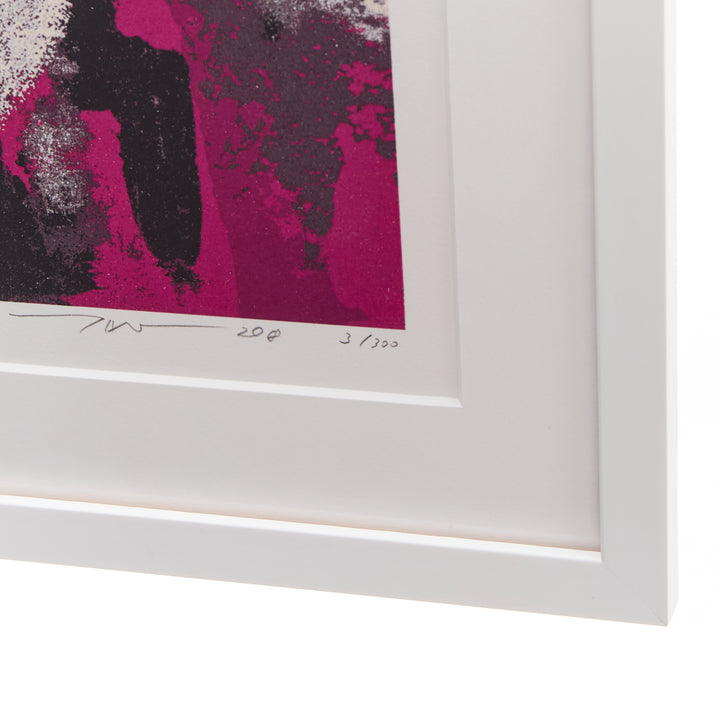 TAKASHI MURAKAMI VIRGIL ABLOH Glance Past The Future 2018 3/300 White Framed