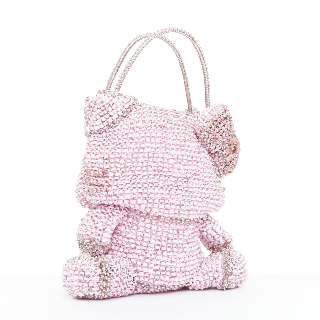 ANTEPRIMA SANRIO Hello Kitty Limited Edition pink silver crystal PVC handbag