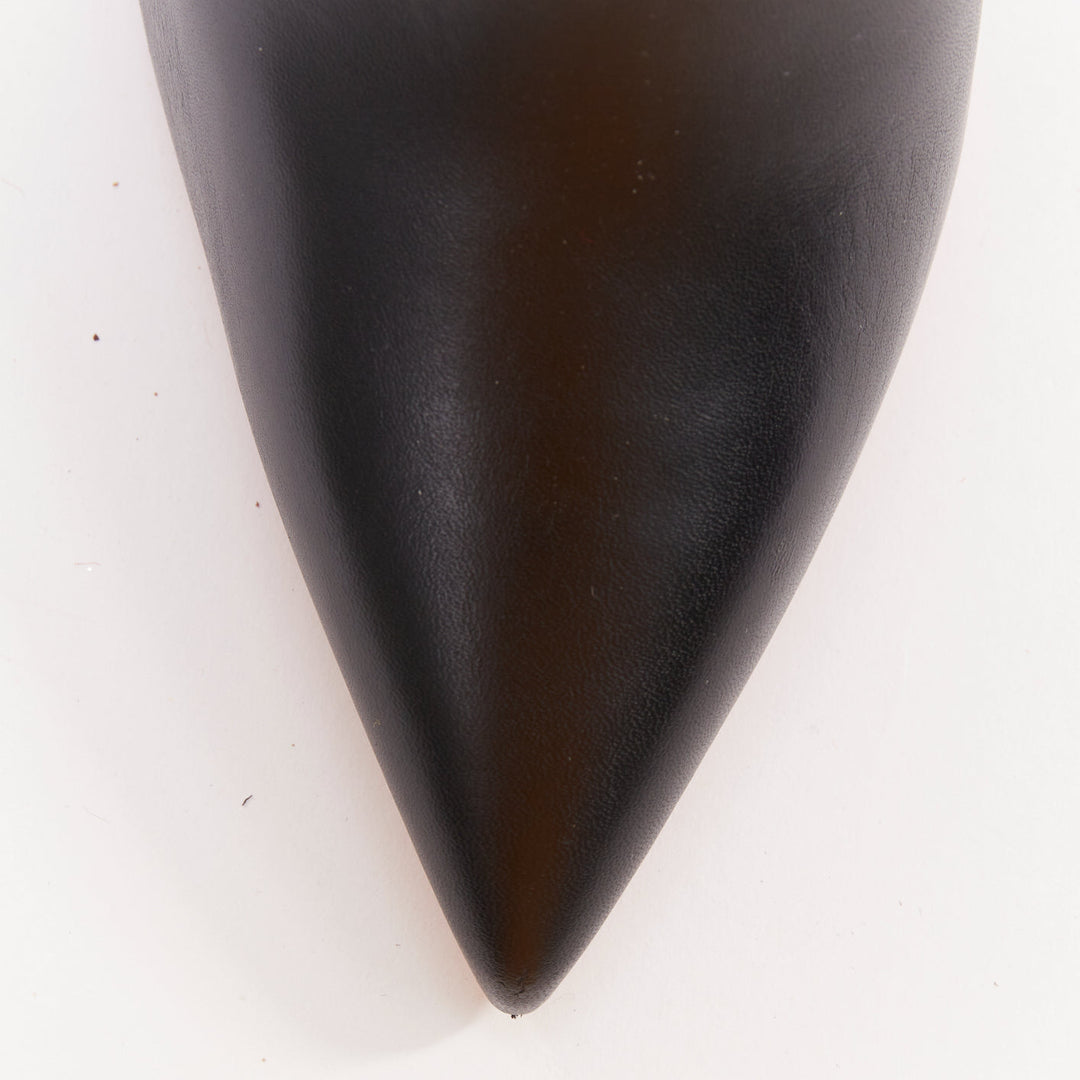 CHRISTIAN LOUBOUTIN Chelsea Chick Booty 100 black gusset ankle boots EU38 US8