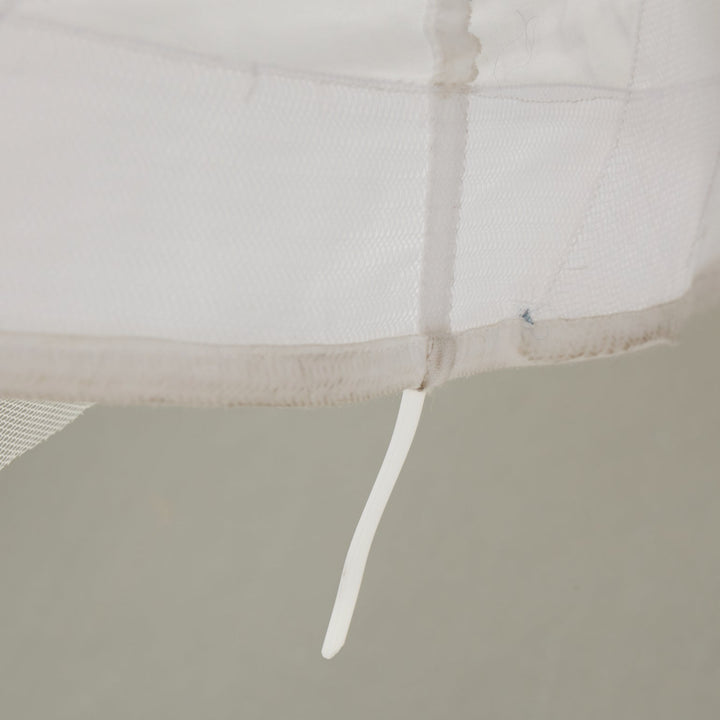 ALEXANDRE VAUTHIER cream white tulled caged crinoline full skirt