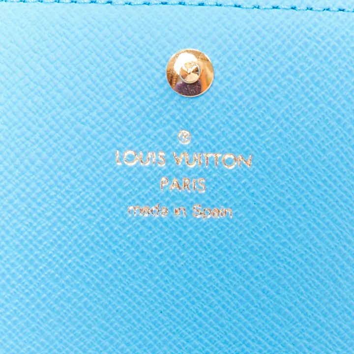 LOUIS VUITTON Sarah Christimas Animation 2017 Penguin canvas long wallet