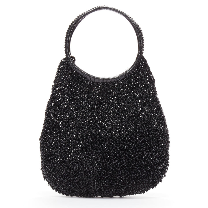 ANTEPRIMA HELLO KITTY Wire Bag black crystal leather sequin teardrop tote