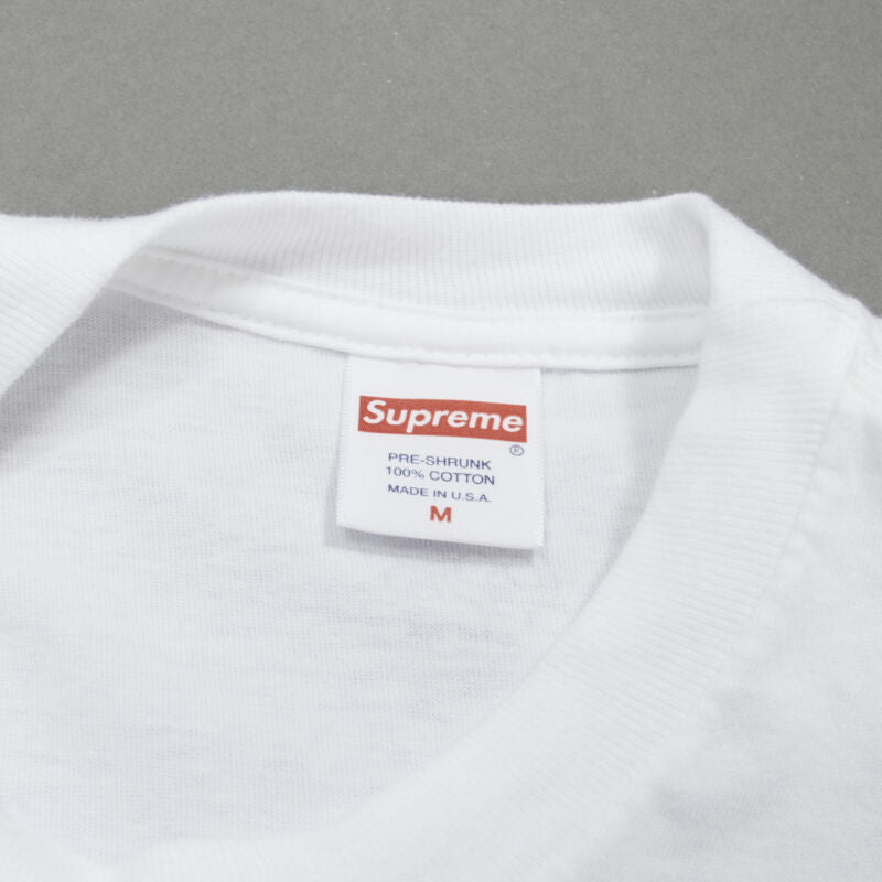 SUPREME Murakami Relief Fund floral box logo white cotton tshirt M