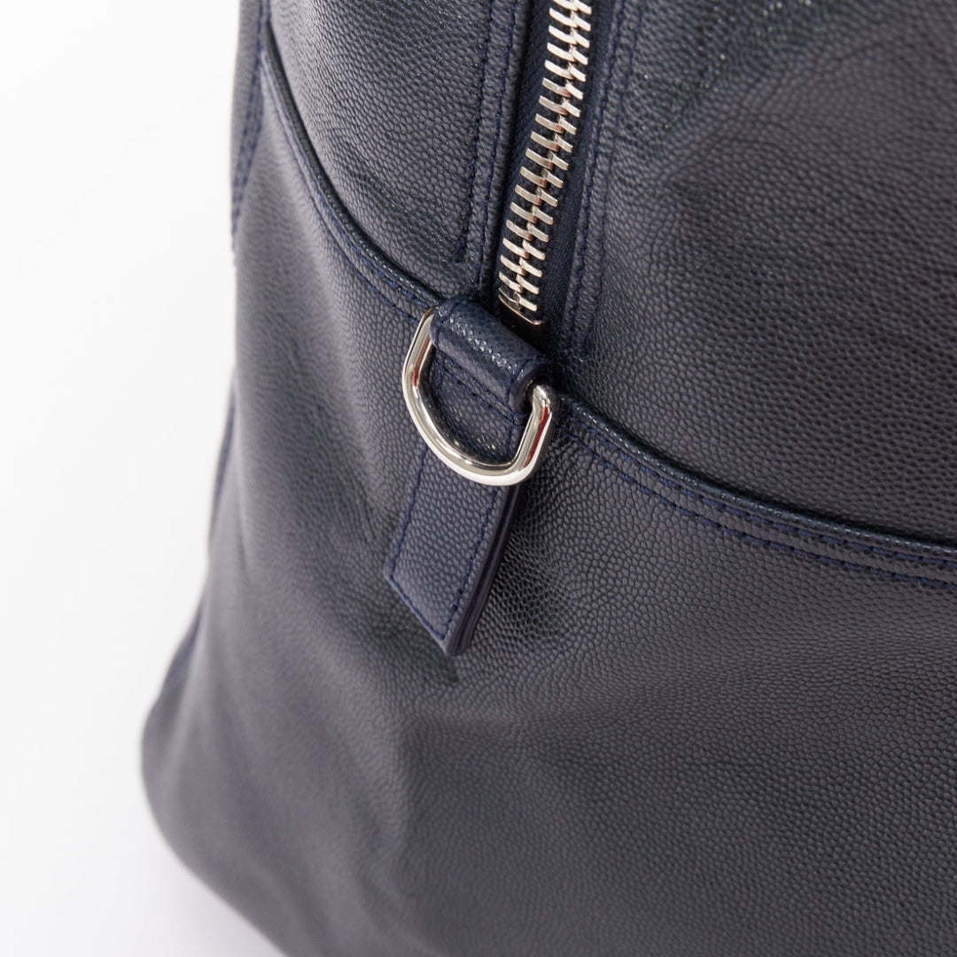 CHANEL 2012 Neo Executive Bowling Overnighter Duffle black leather travel bag