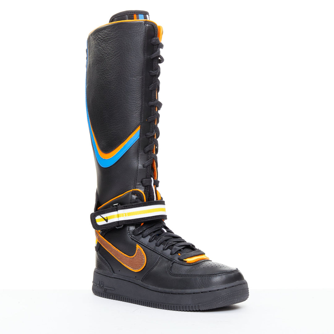 rare NIKE RT Riccardo Tisci Black Collection Air Force 1 sneaker boots EU36