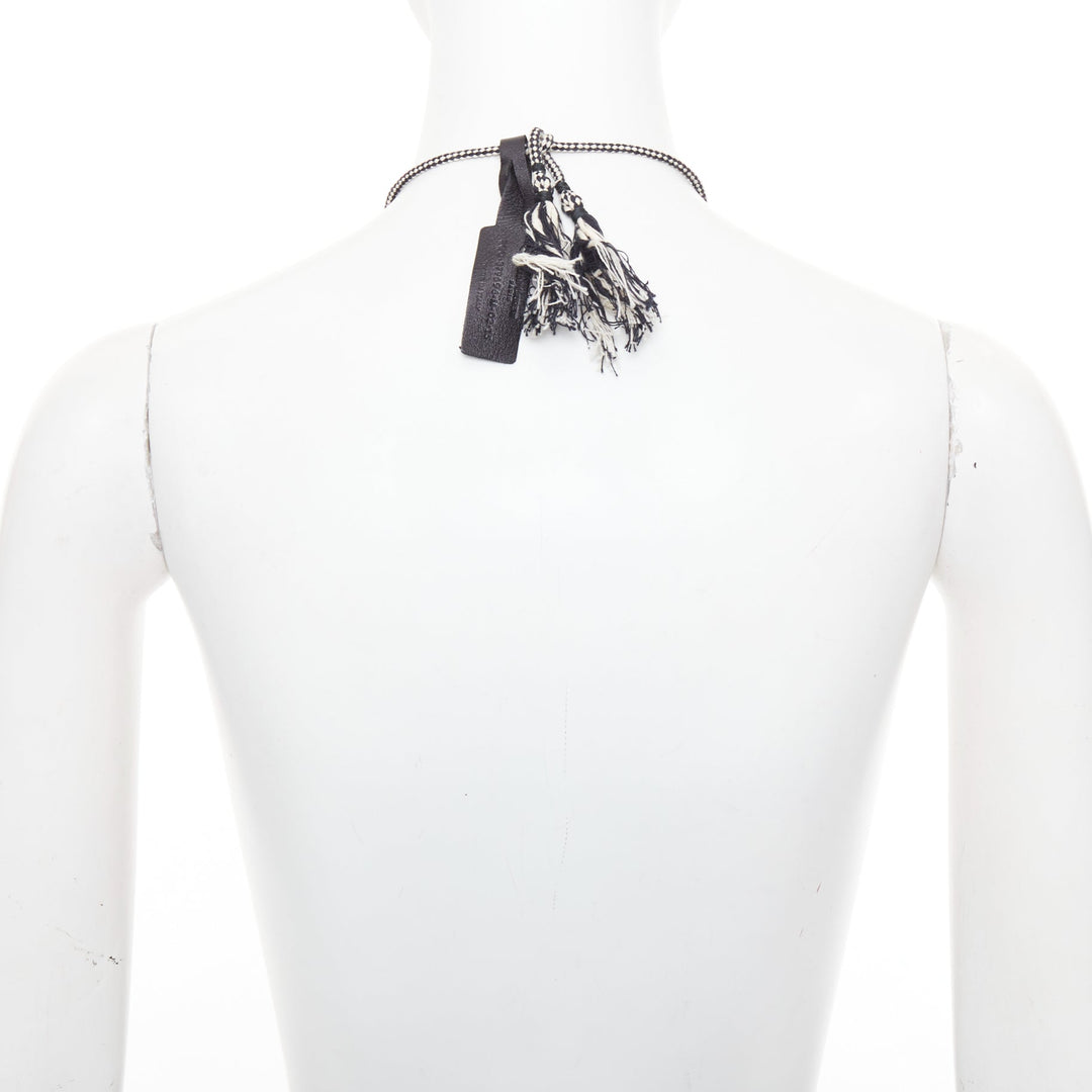 SAINT LAURENT Hedi Slimane 2015 Runway Psych Rock Bohemian Stone necklace