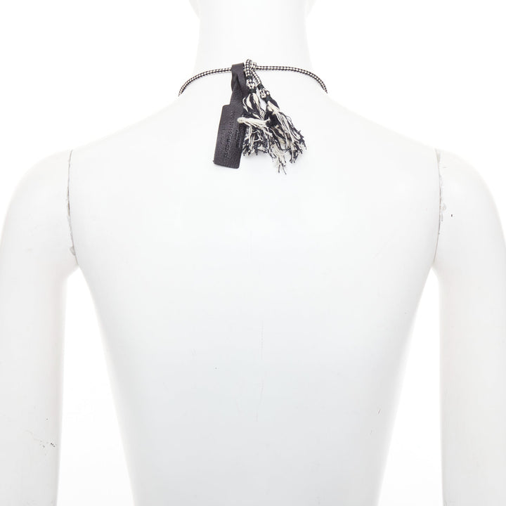 SAINT LAURENT Hedi Slimane 2015 Runway Psych Rock Bohemian Stone necklace