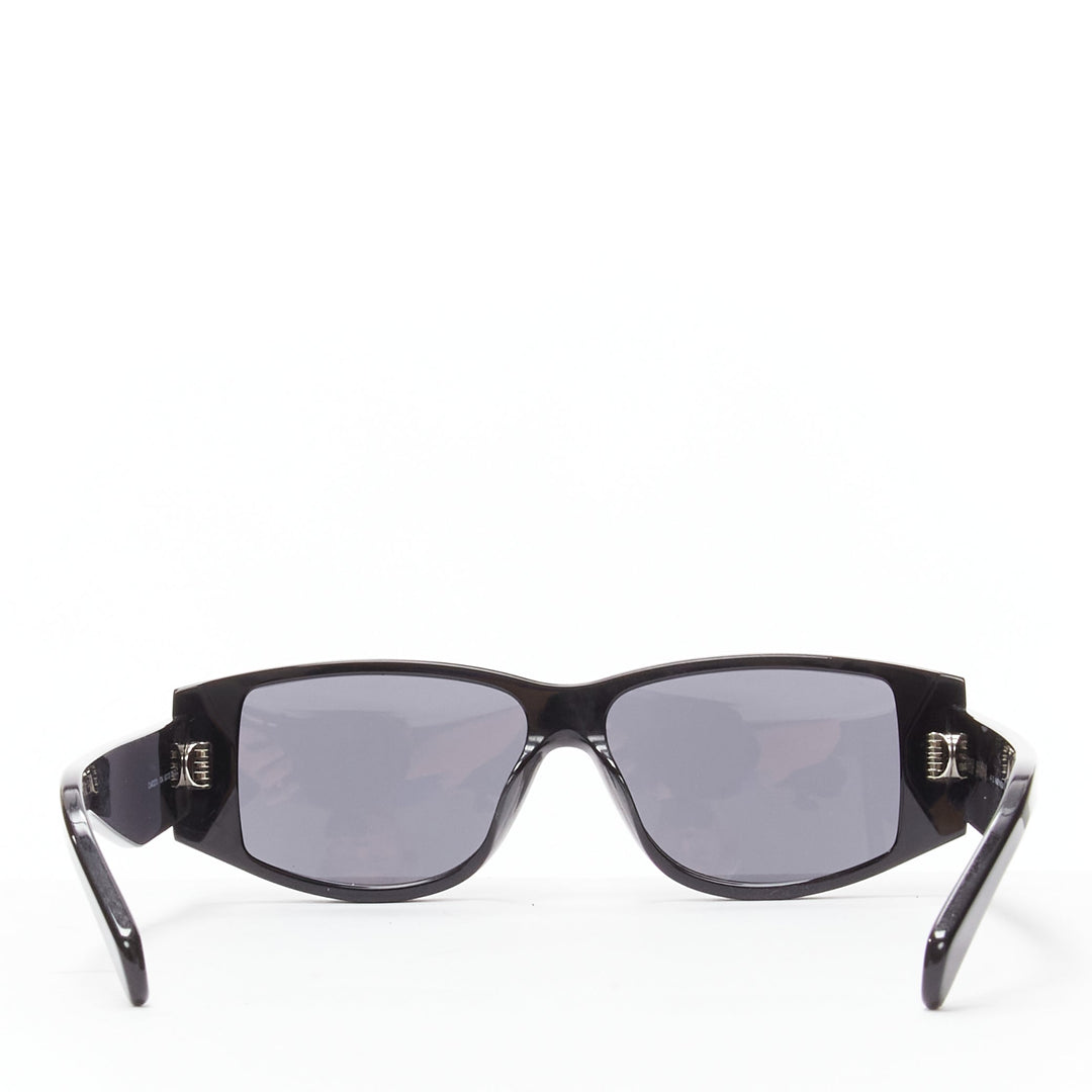 CELINE Hedi Slimane Triomphe CL40227U black gold logo acetate sunglasses