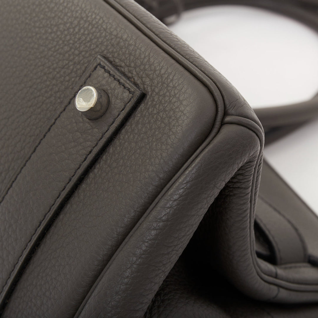 HERMES Special Order HSS JPG Birkin 42 Graphite matte palladium shoulder bag