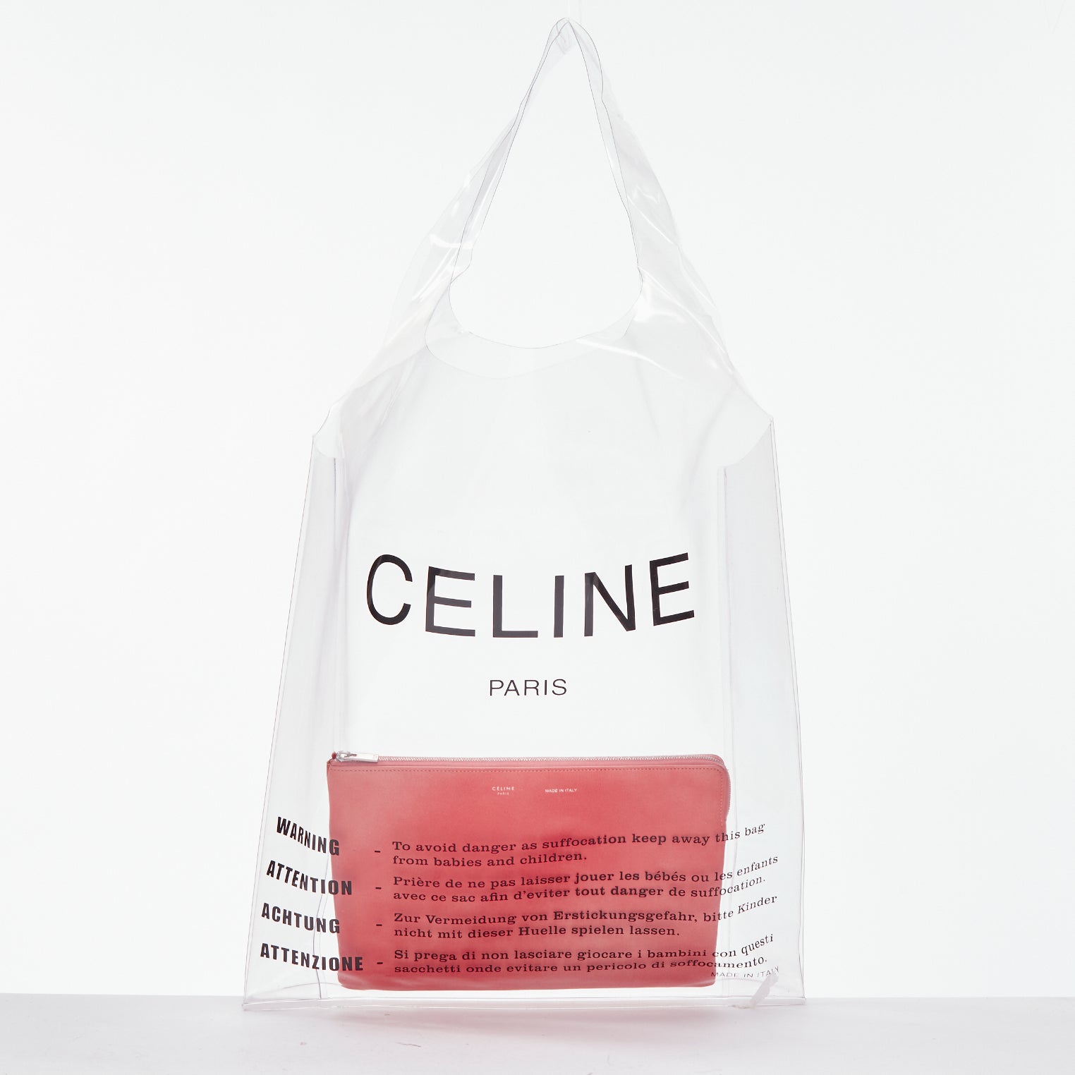 celine 販売 クリア バッグ