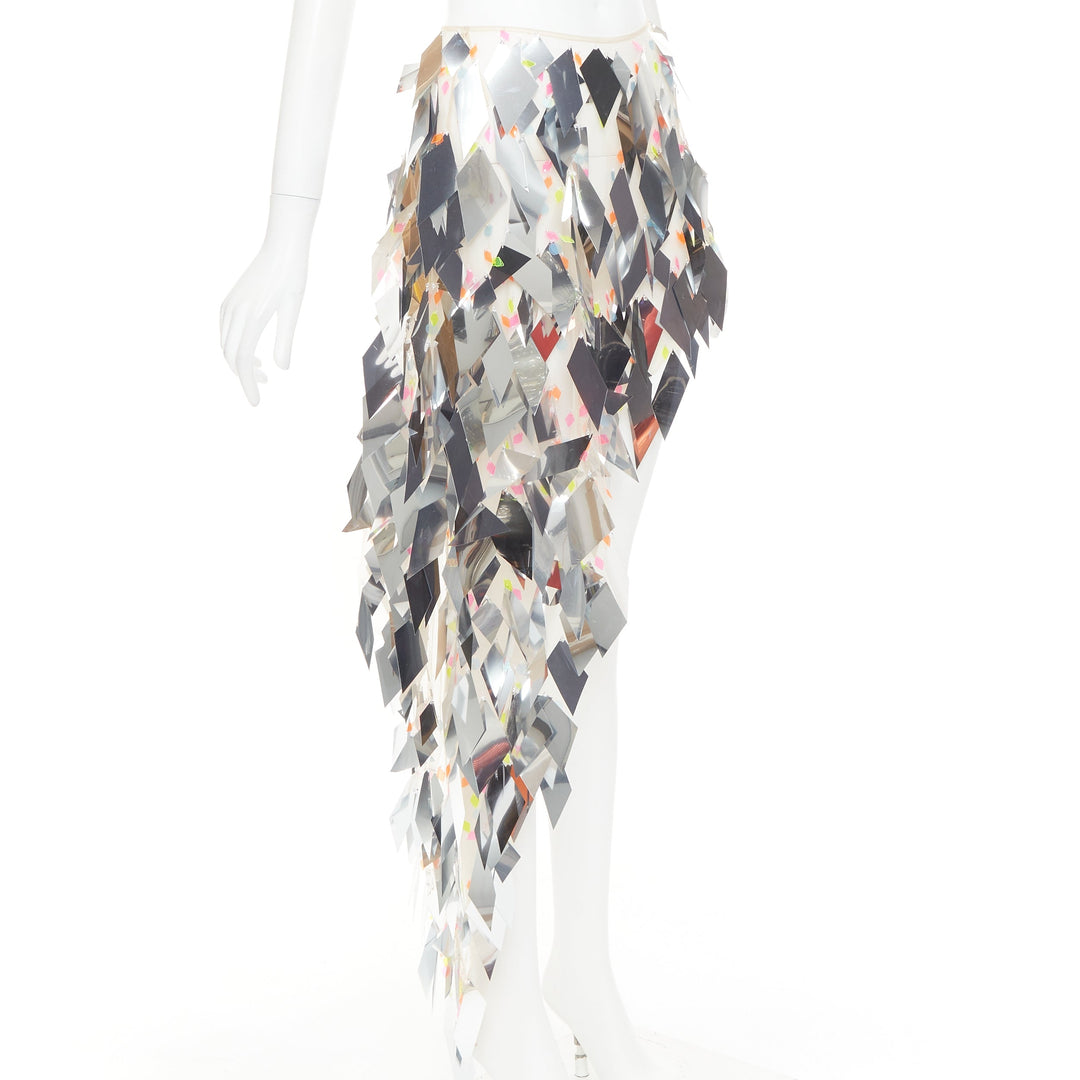 ALEXANDRE VAUTHIER COUTURE SS2023 Runway hand embellished paillettes skirt