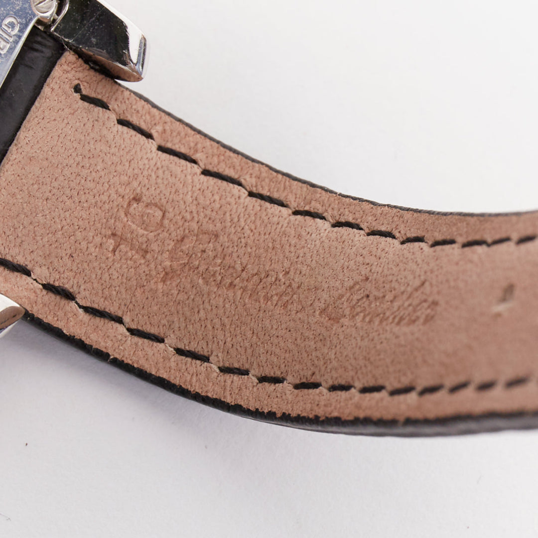 GIRARD PERREGAUX Richeville diamond bezel steel case tonneau quartz watch