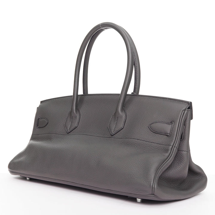 HERMES Special Order HSS JPG Birkin 42 Graphite matte palladium shoulder bag