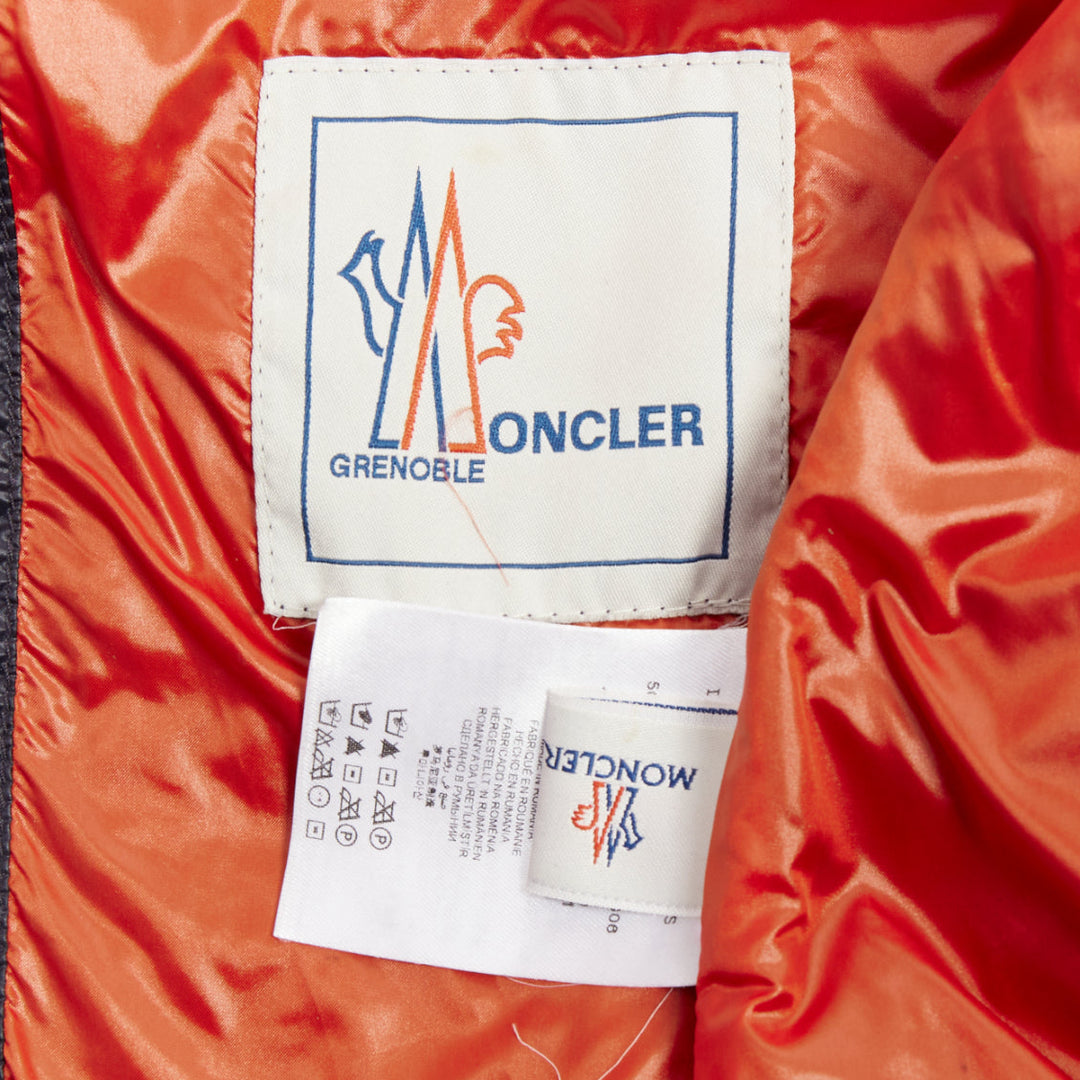 MONCLER Sauldre Giubbotto navy nylon lightweight quilted field jacket Sz.4 XL
