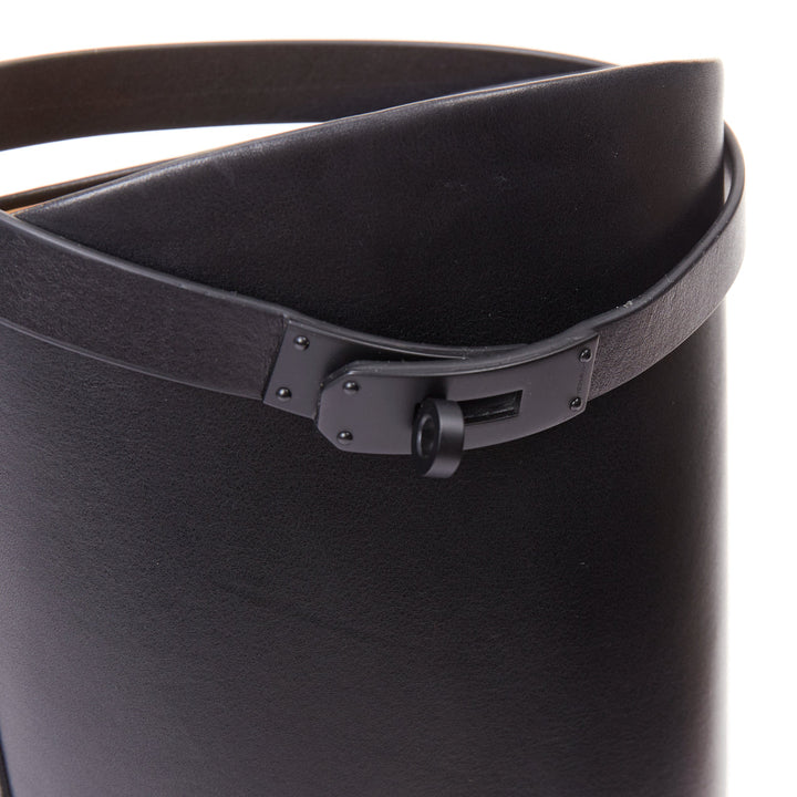 HERMES Jumping So Black calfskin leather matte hardware tall riding boots EU38