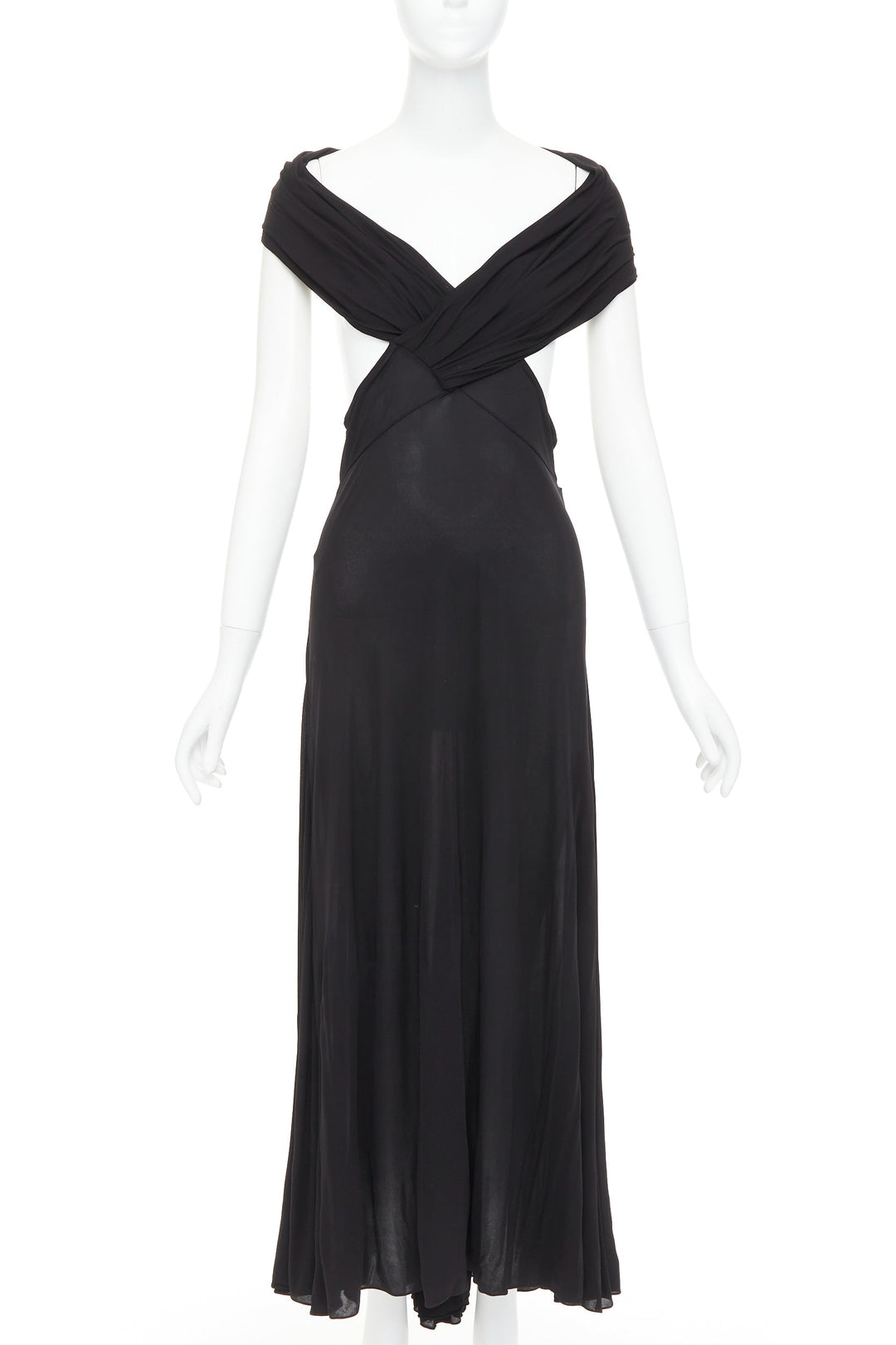 ysl cut out dress Saint Laurent by Anthony Vaccarello - Black Women Formal Dress