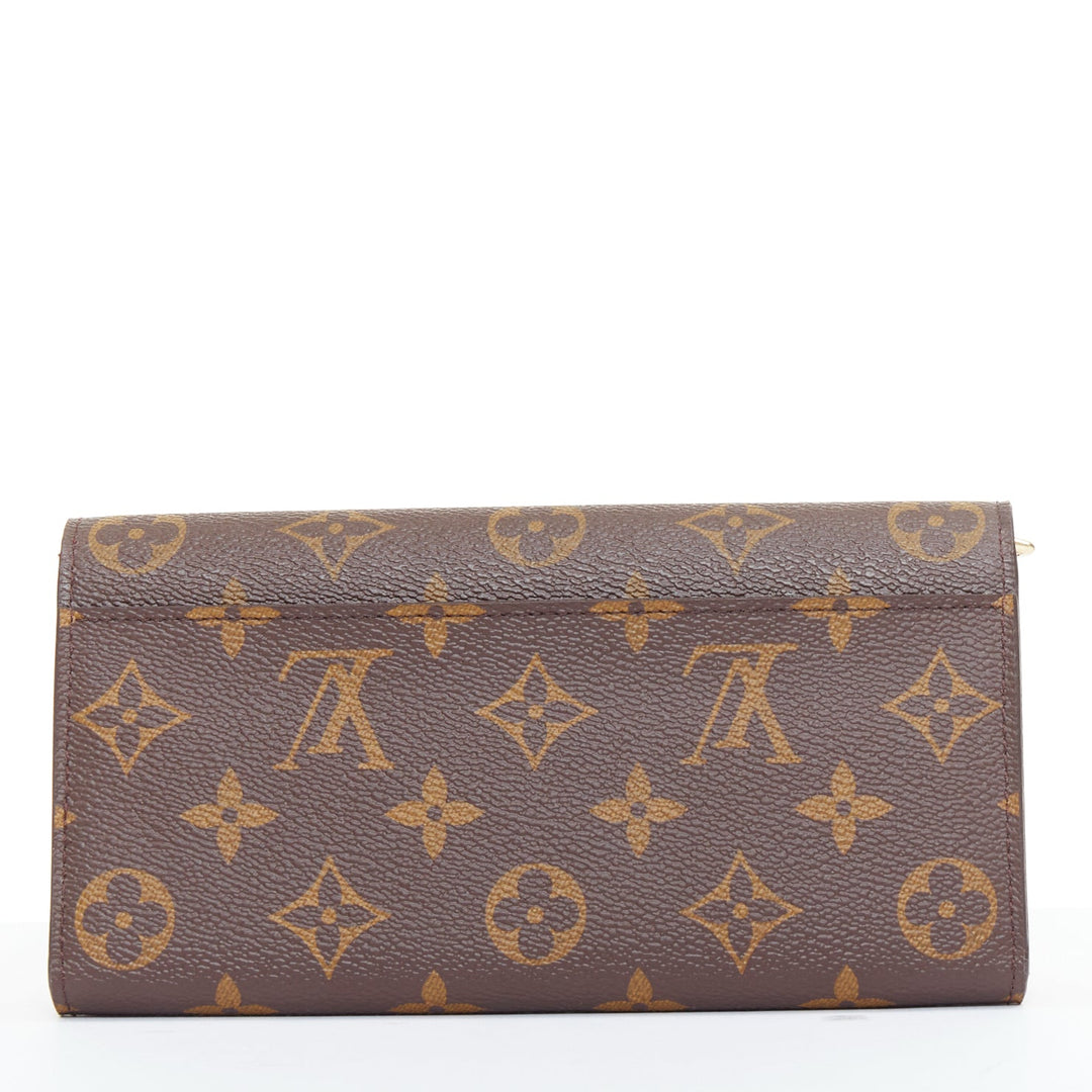 LOUIS VUITTON Victorine Christmas Animation 2017 Bear print long wallet