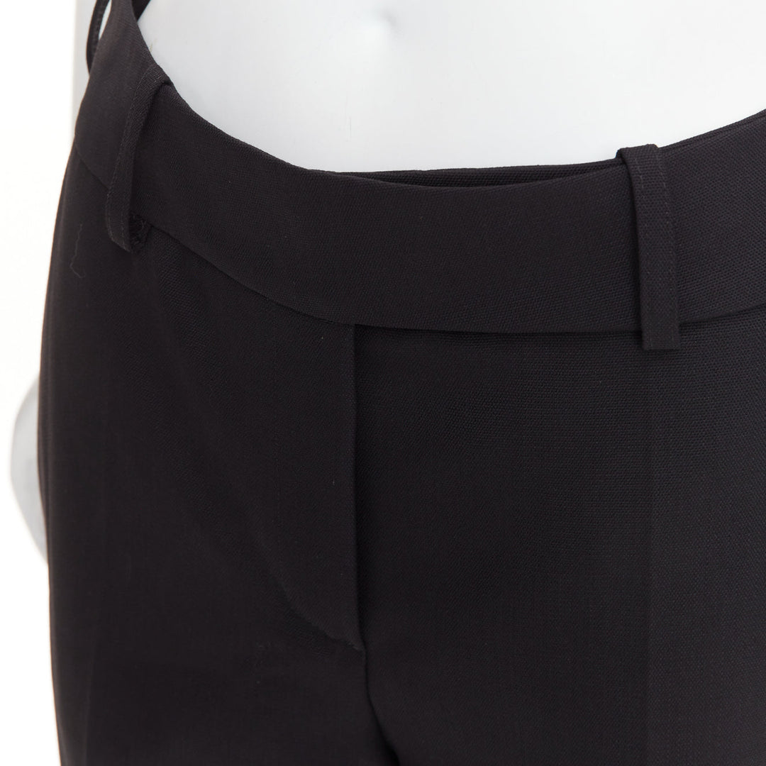 ALEXANDRE VAUTHIER COUTURE SS2025 black darted back straight leg trousers pants