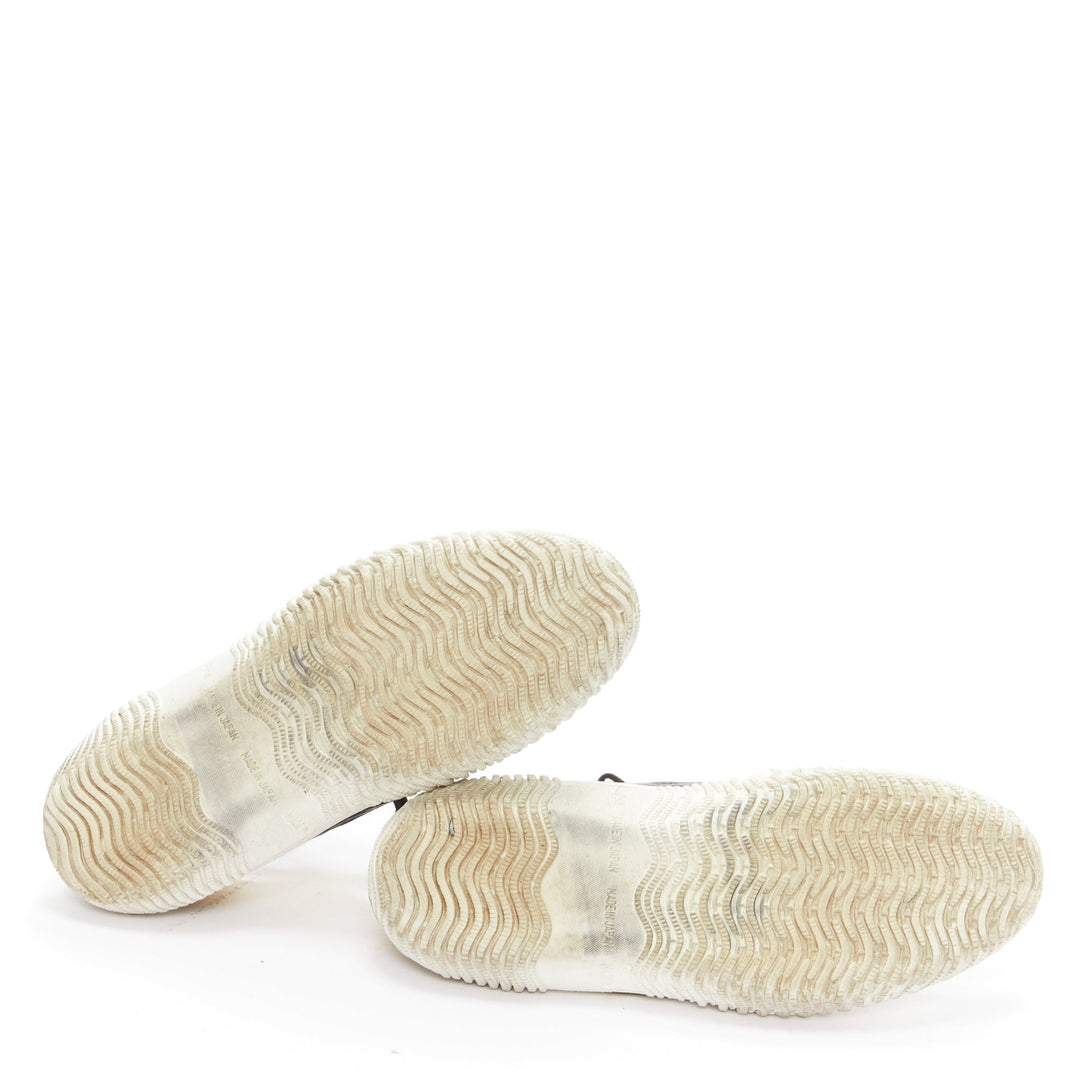 COMME DES GARCONS HOMME PLUS Switching clear beige PVC foam sneakers EU42