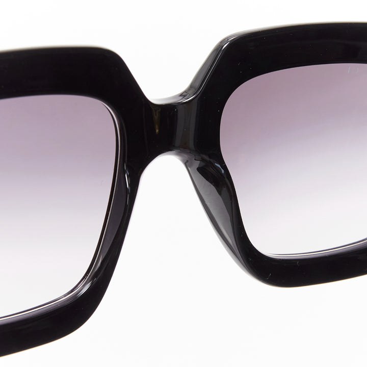 GUCCI Alessandro Michele GG1022S black gold GG logo oversized sunglasses