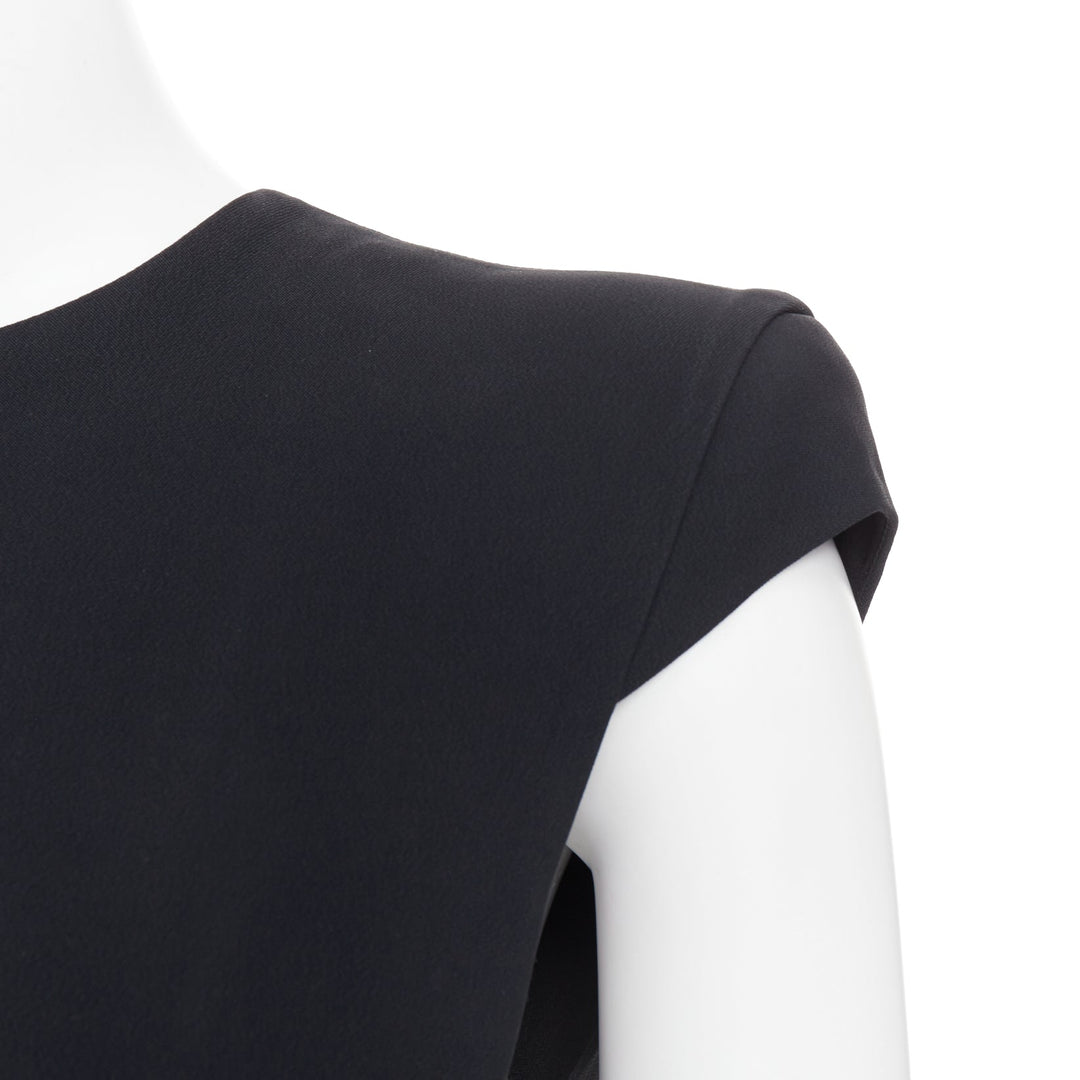 rare ALEXANDRE VAUTHIER COUTURE SS2023 Runway black silver sequin ruffle dress