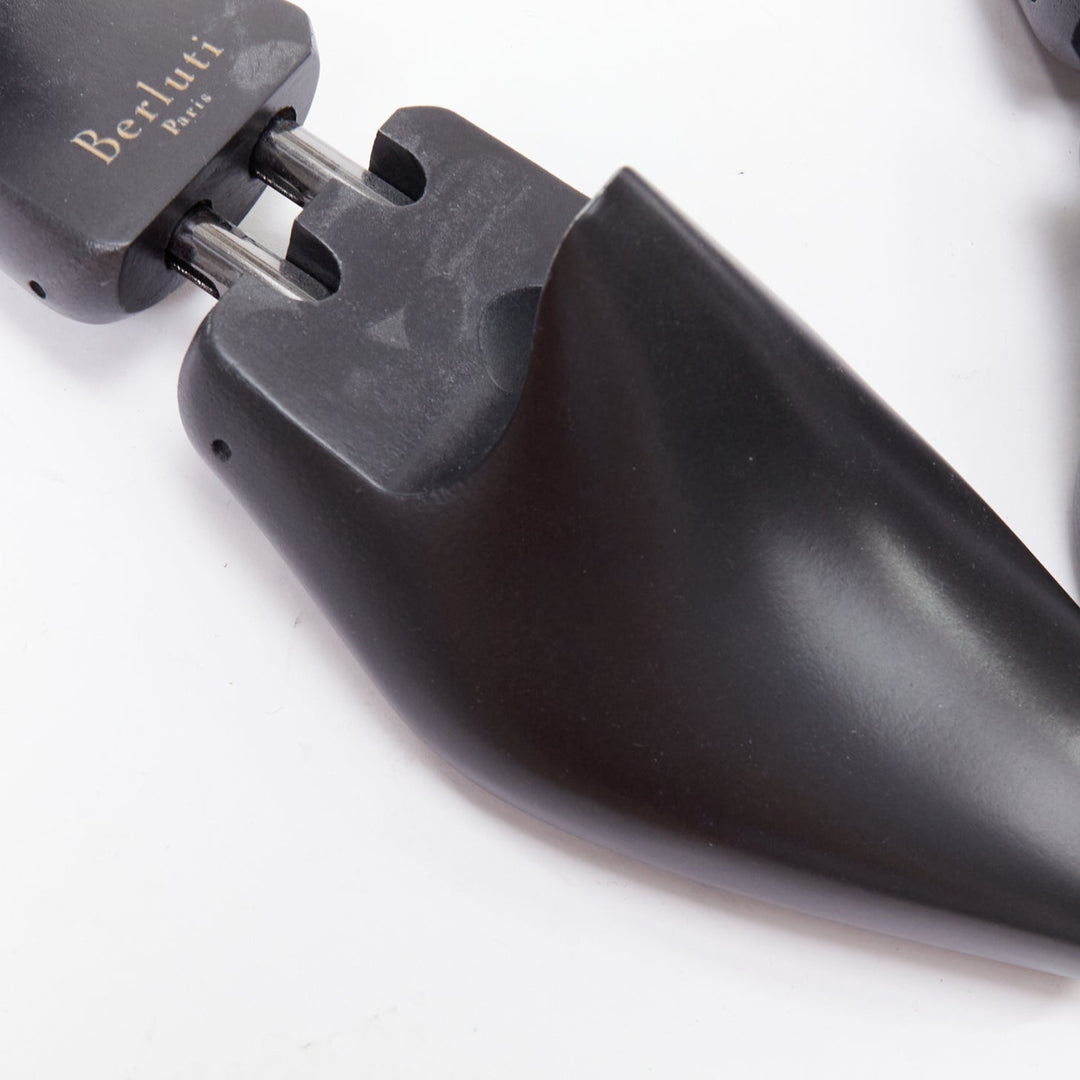 BERLUTI black wooden shoe tree pair UK8 EU42