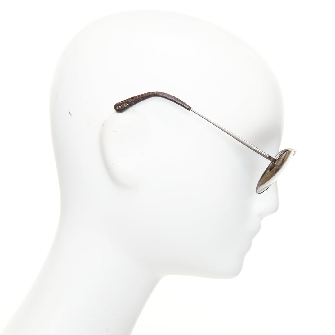TOM FORD 2008 TF108 James Bond 007 gunmetal brown aviator sunglasses