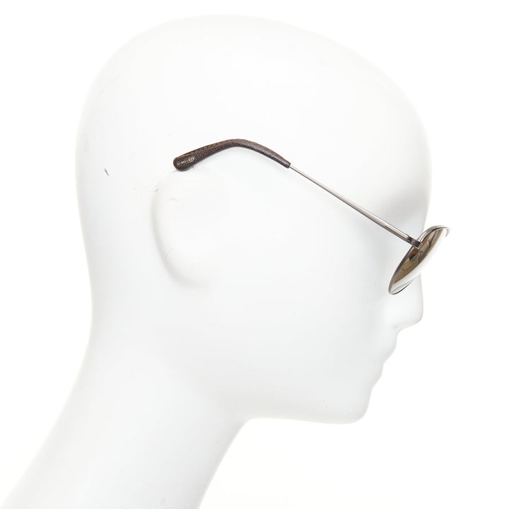 TOM FORD 2008 TF108 James Bond 007 gunmetal brown aviator sunglasses