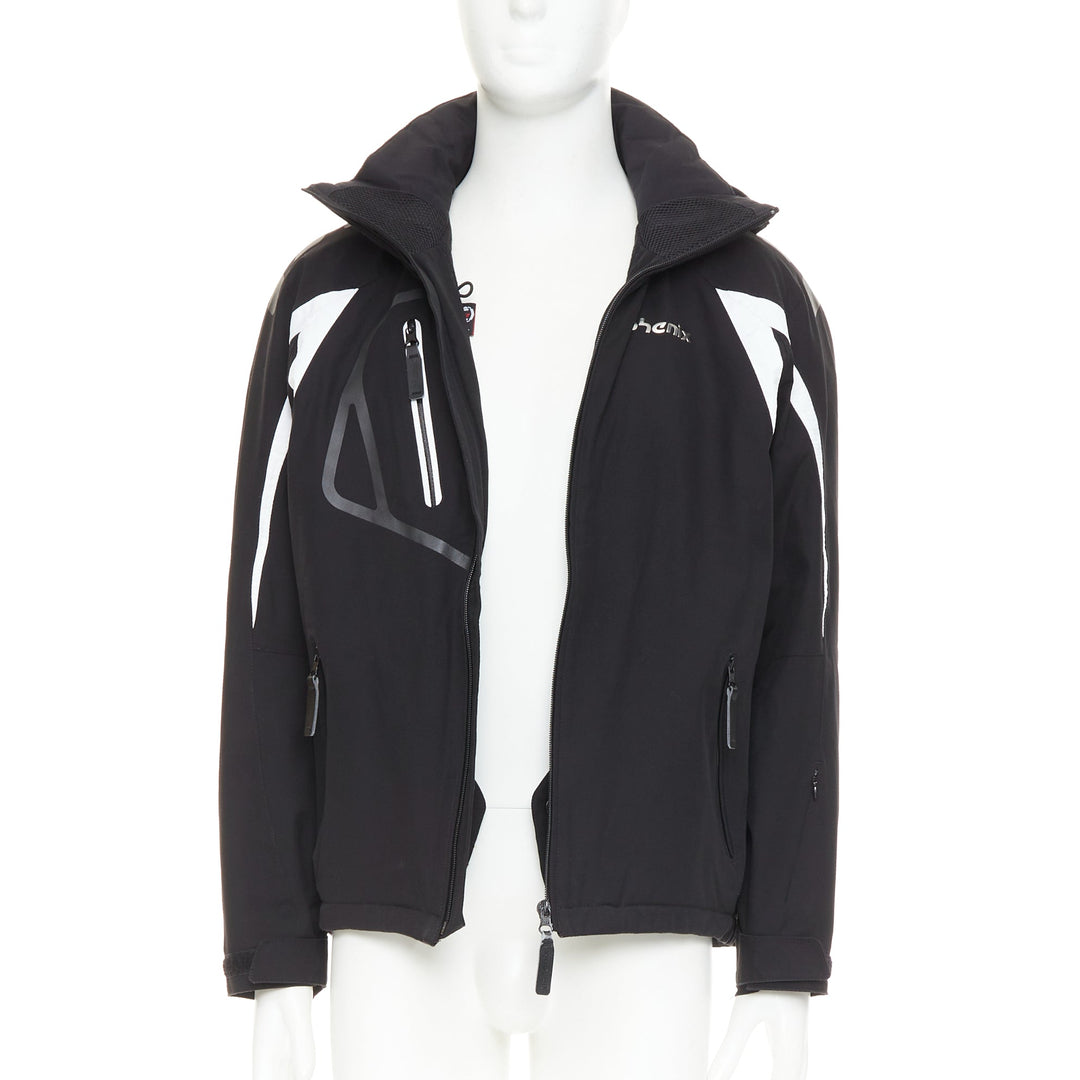 PHENIX Thunderon Digenite Thermo black waterproof 4way stretch ski jacket EU50 L
