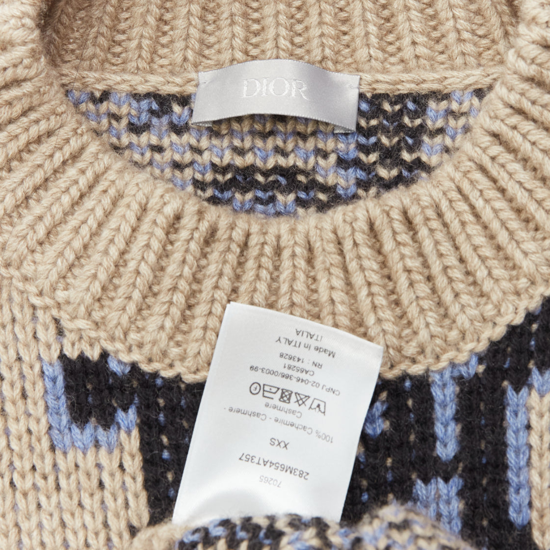 最終値下げ不可　希少即完売サイズDior cactus jack ニットベスト DIOR(ディオール) ×CactusJack Dior Oversized Sleeveless