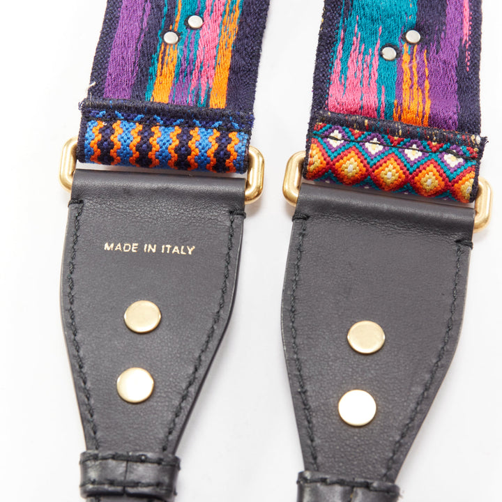 CHRISTIAN DIOR Fiesta Medallions Limited metal embellished ethnic bag strap 50mm