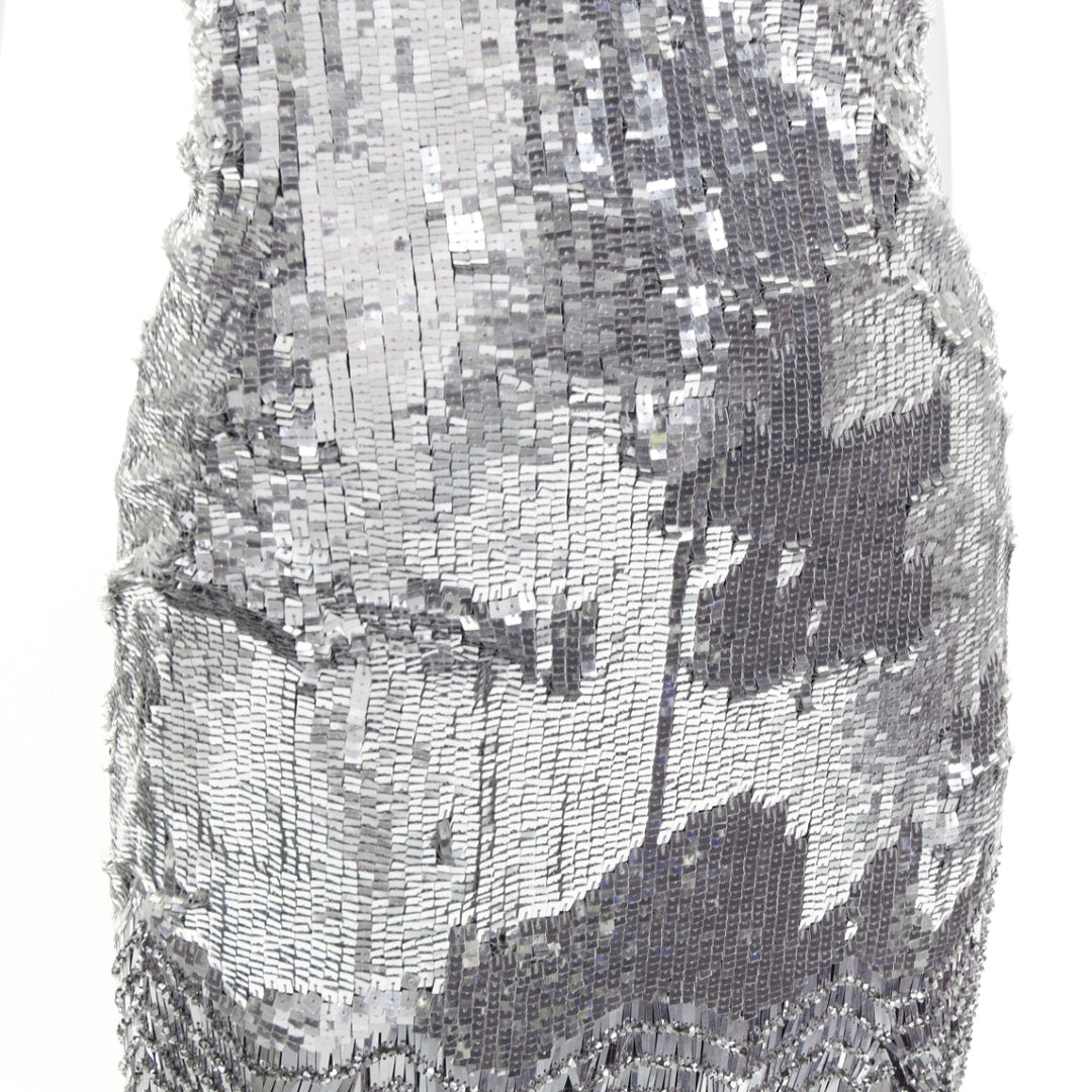 rare ALEXANDRE VAUTHIER COUTURE SS2022 Runway Lesage gradient paillettes gown