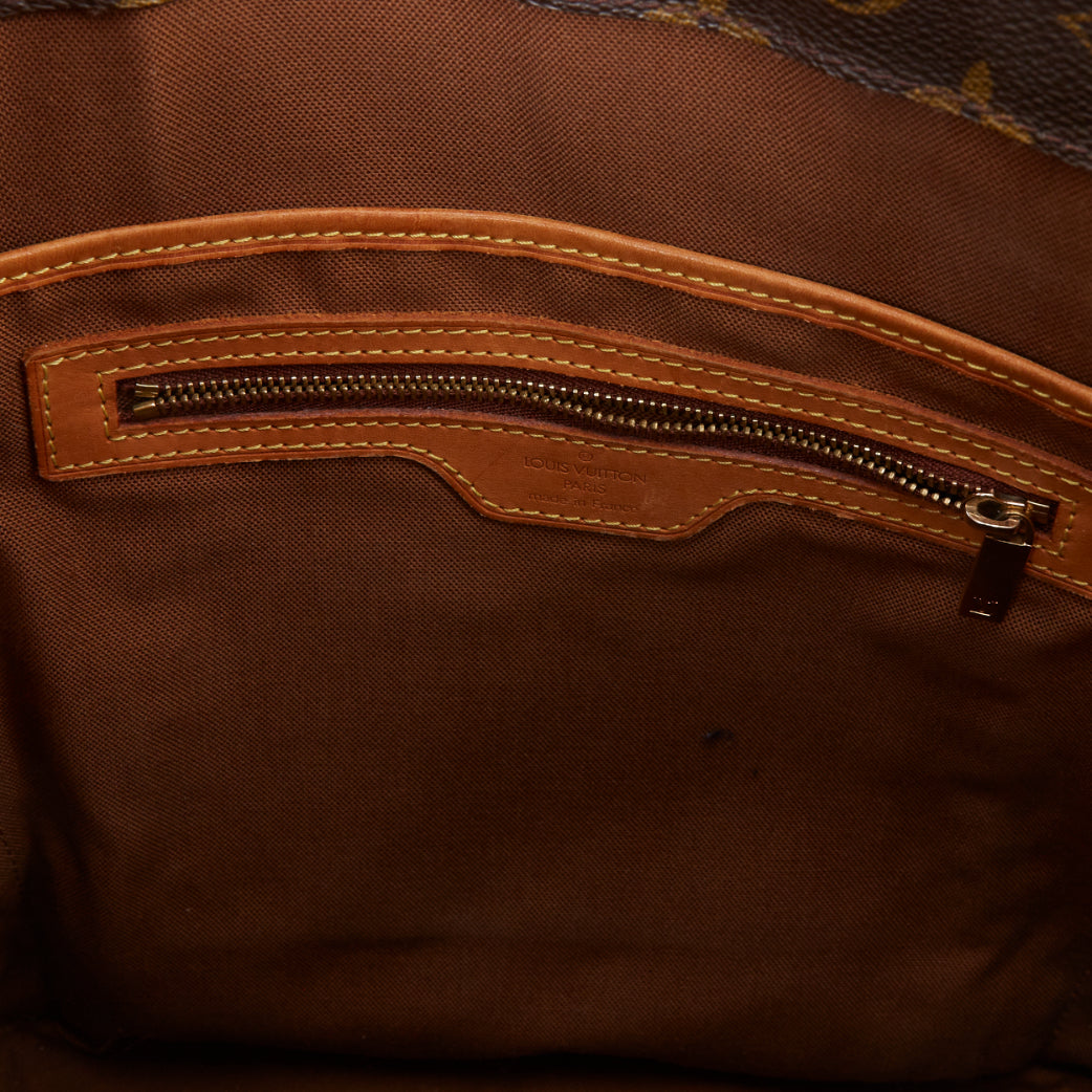LOUIS VUITTON 2002 Vavin GM brown monogram canvas top handle shopping tote bag