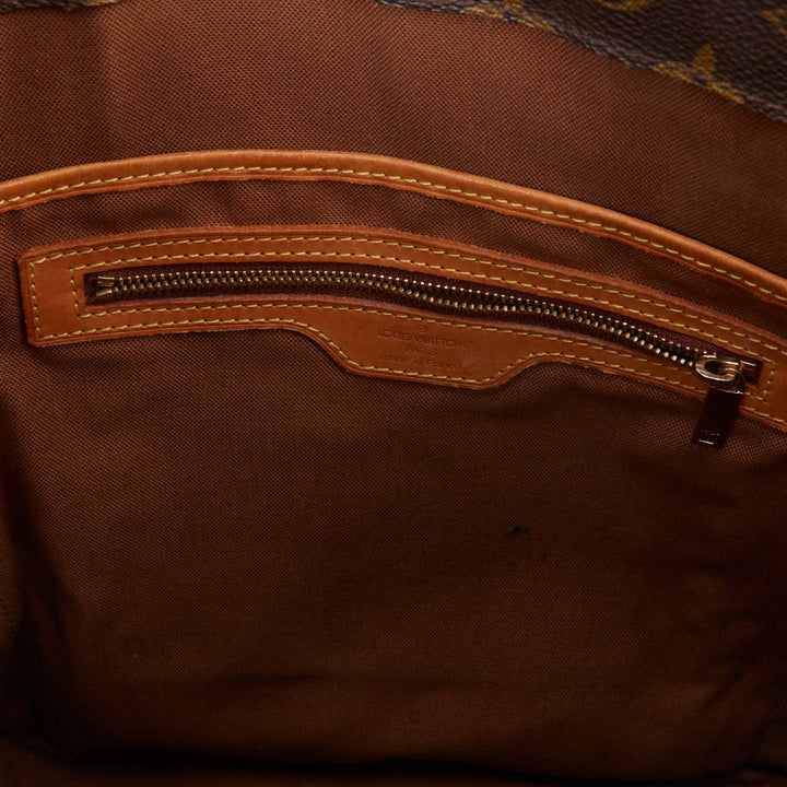 LOUIS VUITTON 2002 Vavin GM brown monogram canvas top handle shopping tote bag