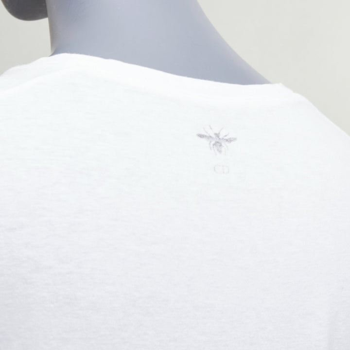 CHRISTIAN DIOR We Should All Be Feminists print white tshirt S Rihanna