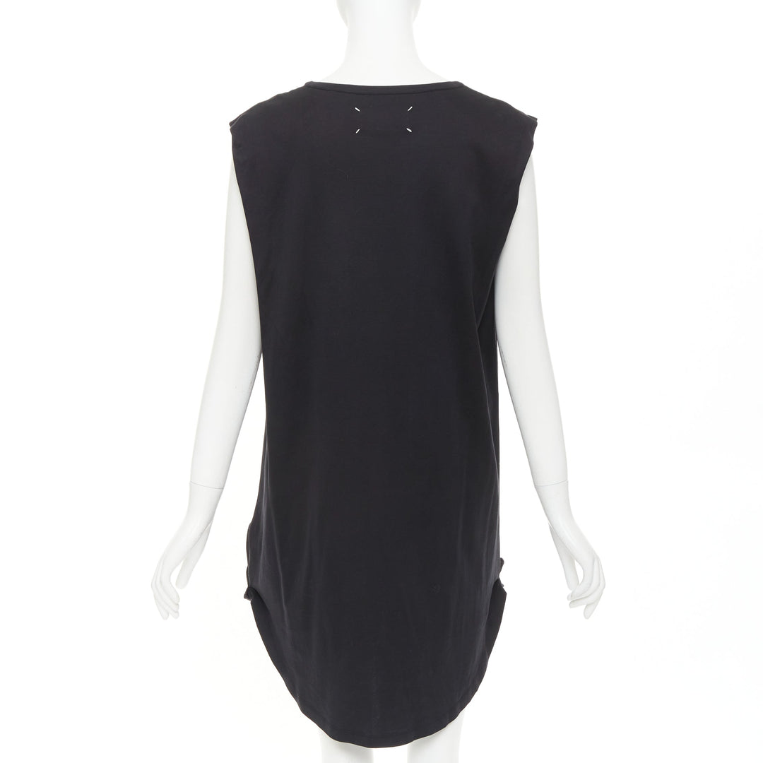 MAISON MARTIN MARGIELA 2001 Vintage black cotton deconstructed bubble dress M