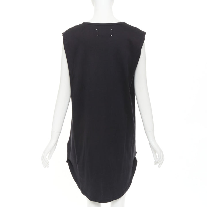 MAISON MARTIN MARGIELA 2001 Vintage black cotton deconstructed bubble dress M