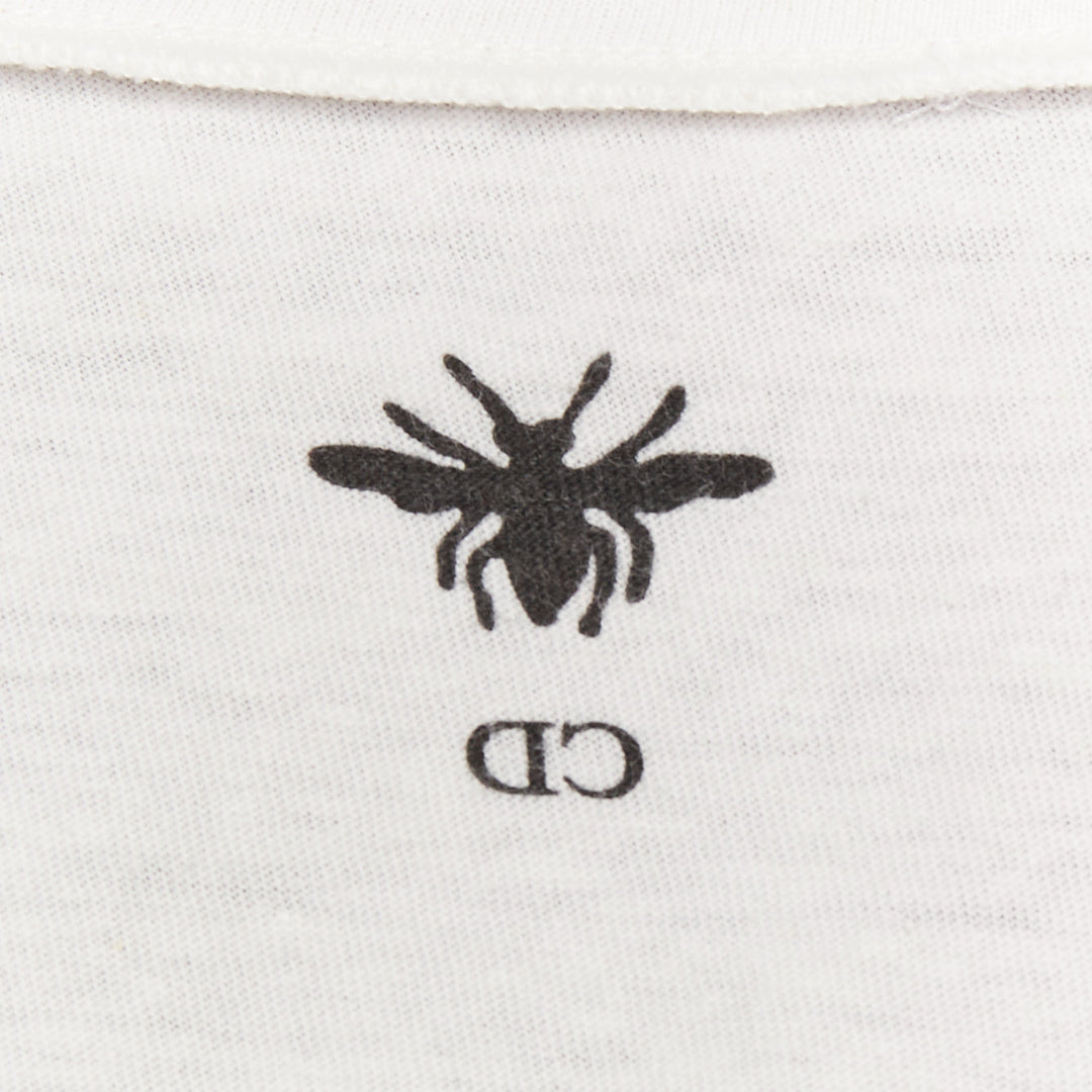 CHRISTIAN DIOR 2019 Sisterhood is Global off white cotton linen slogan shirt