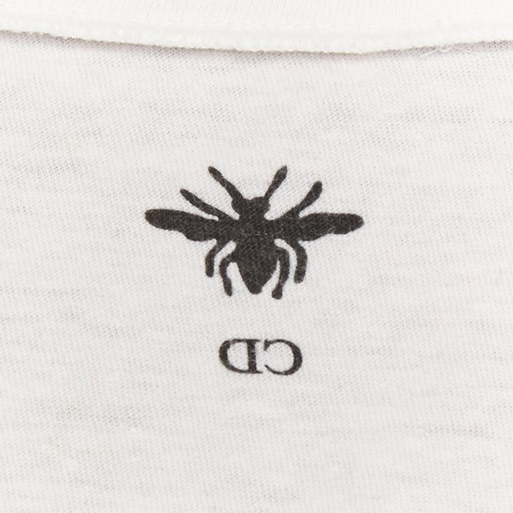 CHRISTIAN DIOR 2019 Sisterhood is Global off white cotton linen slogan shirt