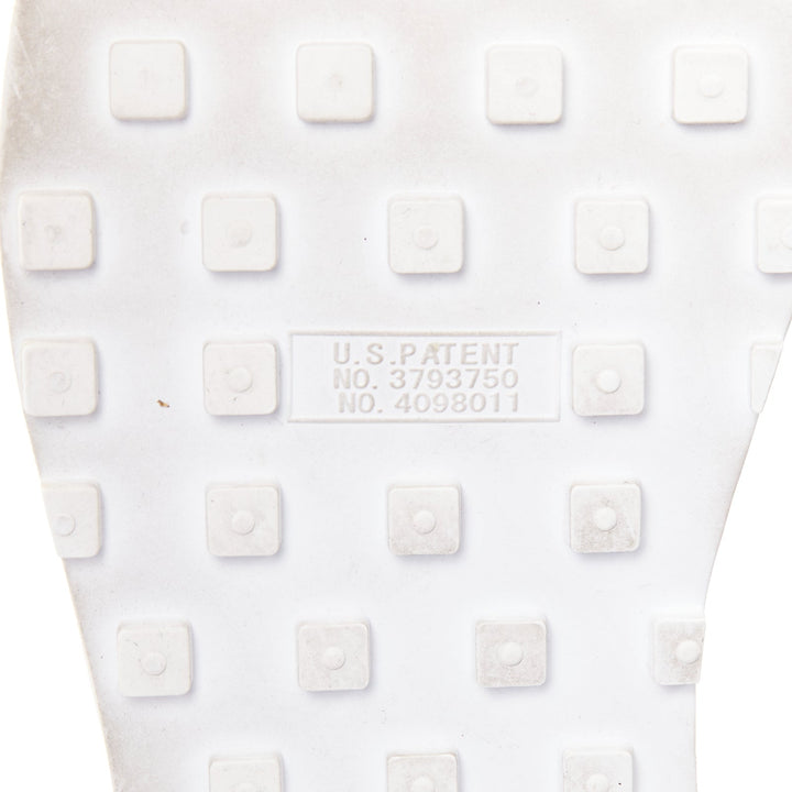 SACAI 2020 LDWaffle white nylon cream leather double swoosh sneakers EU43
