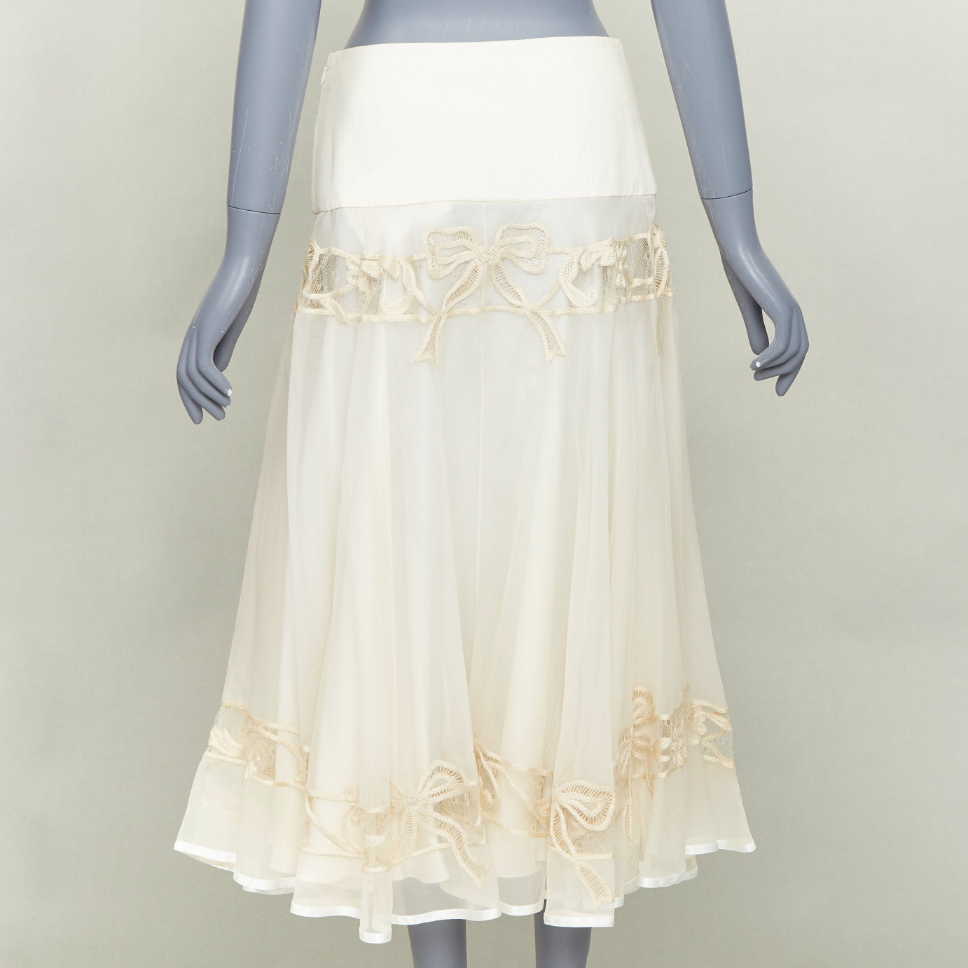 Dior by John Galliano - Cream Women Casual Skirt | JHROP Preloved