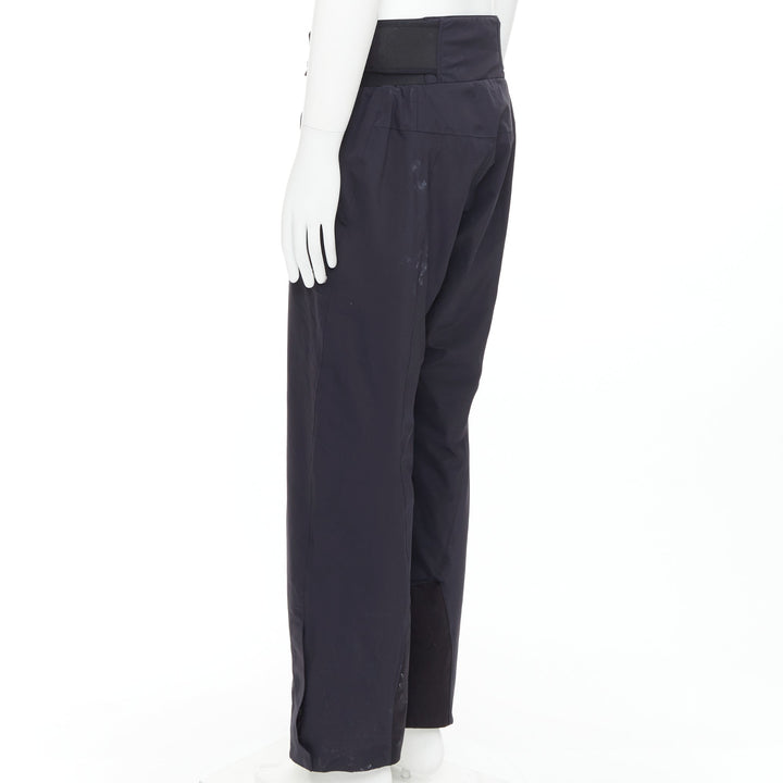 GOLDWIN Luster Pants G31705P black nylon padded wide ski pants L