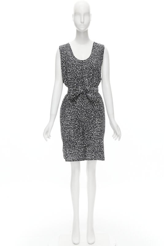 Female mannequin wearing Marni Black Silk Women Casual Dress in Size IT38 | Available at JHROP