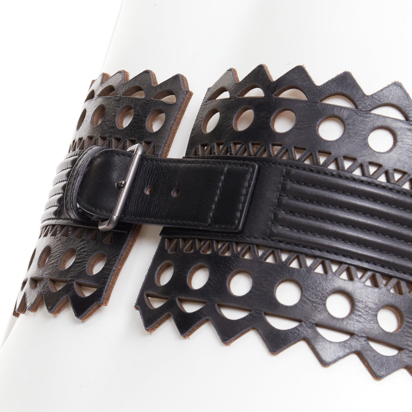 Alaia by Azzedine Alaia - Black Women Casual Belt | JHROP Preloved