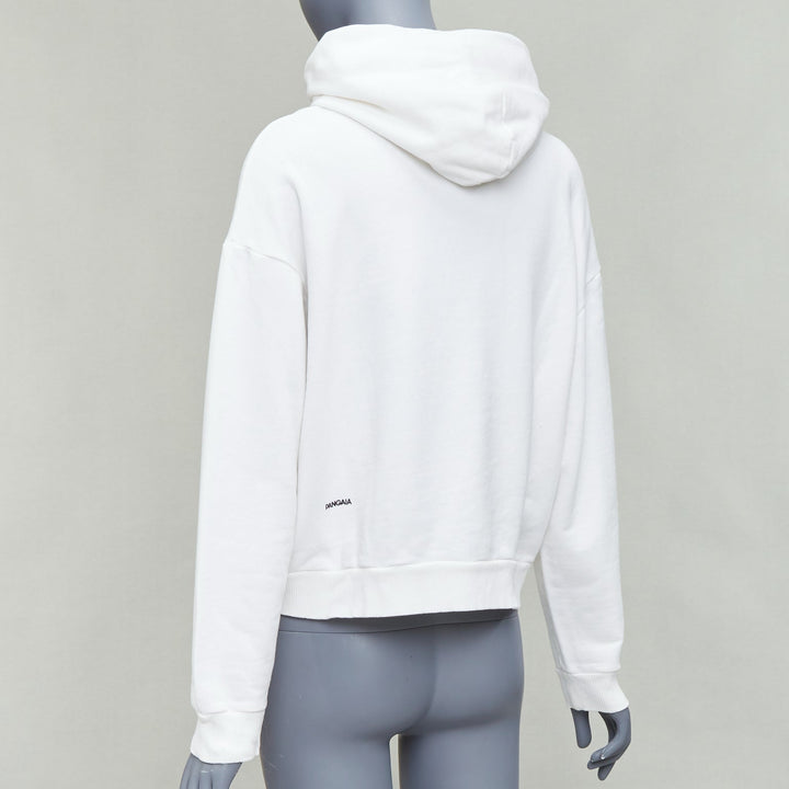 PANGAIA Set of 2 organic recycled cotton hoodie grey XXS white XXS