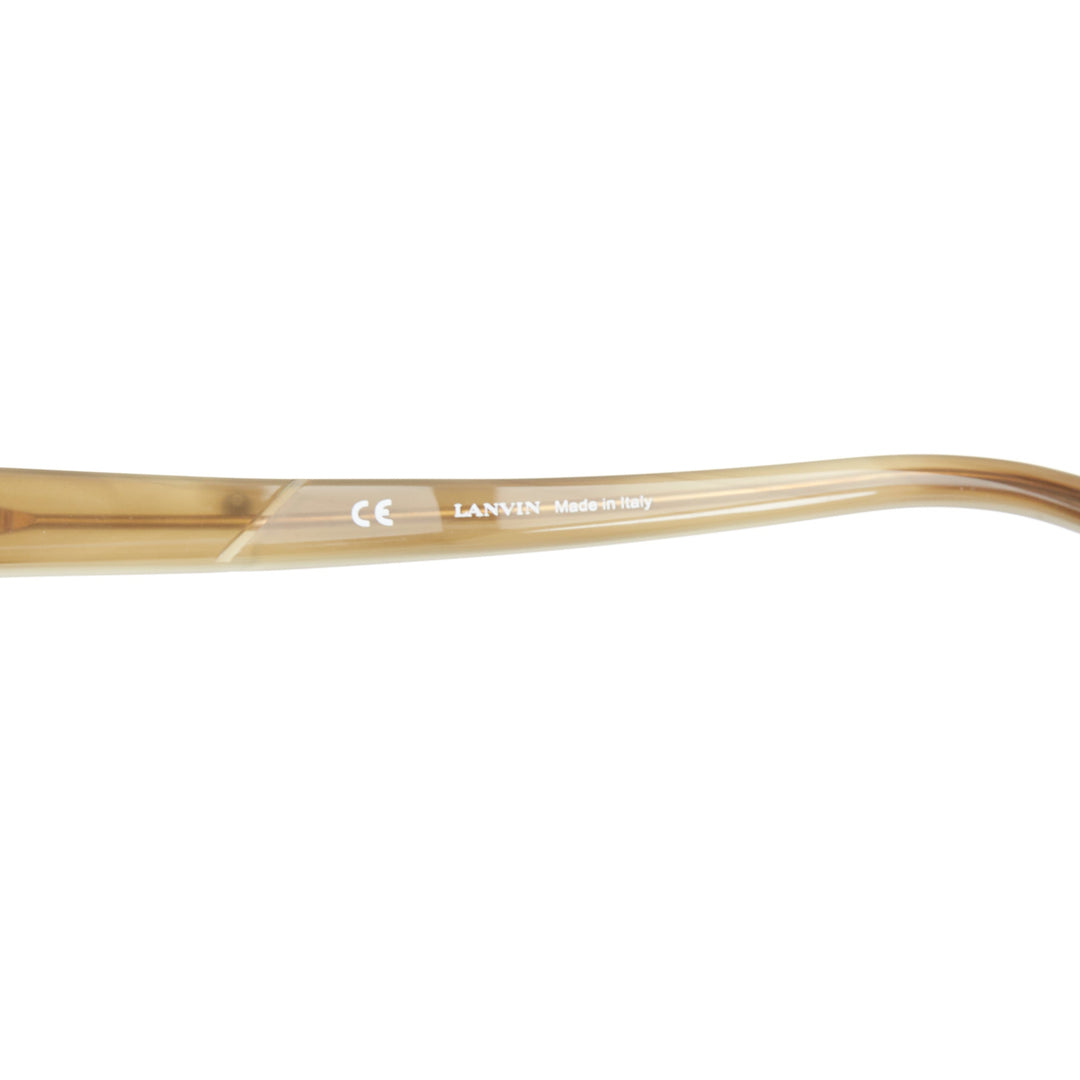 LANVIN 2012 SLN-505 print brushed metal hinge oversized butterfly sunglasses