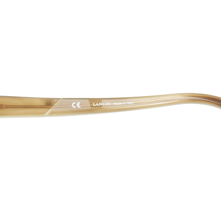 LANVIN 2012 SLN-505 print brushed metal hinge oversized butterfly sunglasses